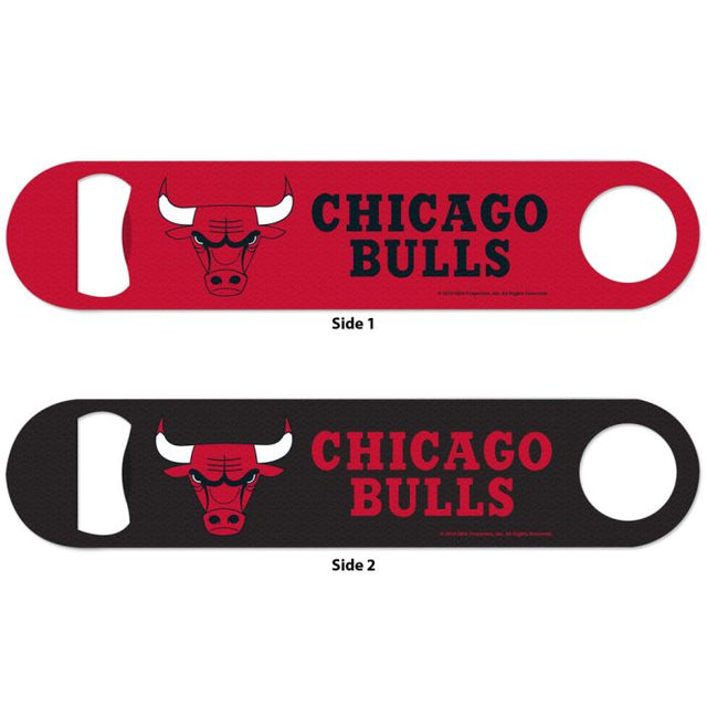 Abridor de botellas de metal de dos caras de los Chicago Bulls