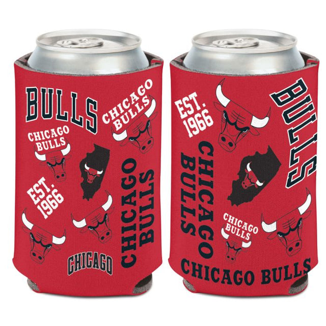 Enfriador de lata con logo de Chicago Bulls, 12 oz.