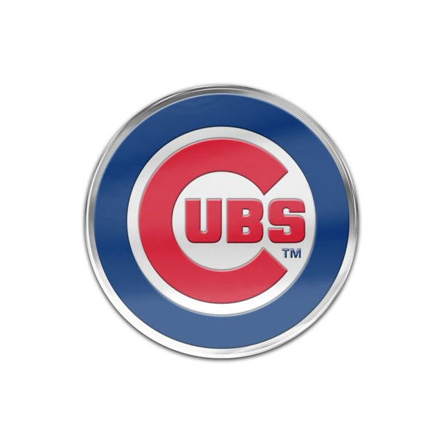 Insignia de auto de los Chicago Cubs con color
