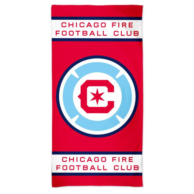 Chicago Fire Spectra Beach Towel 30" x 60"