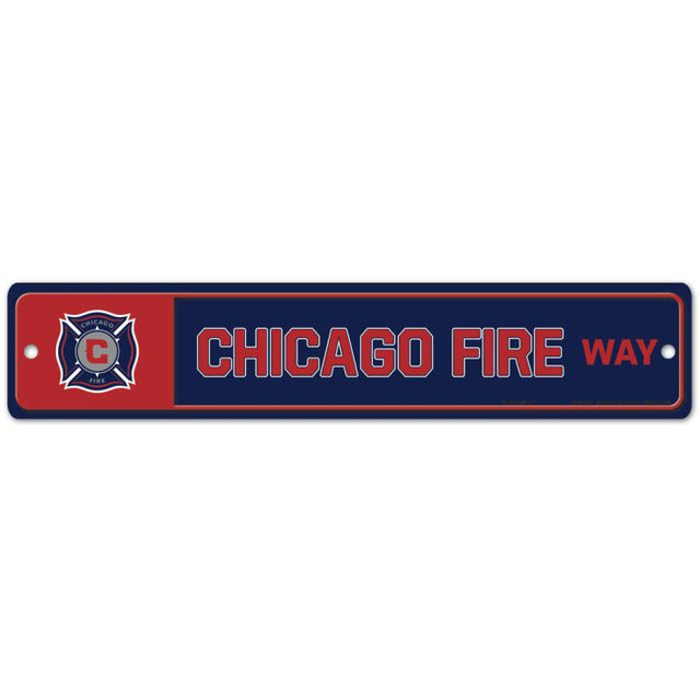Chicago Fire Street / Zone Sign 3.75" x 19"
