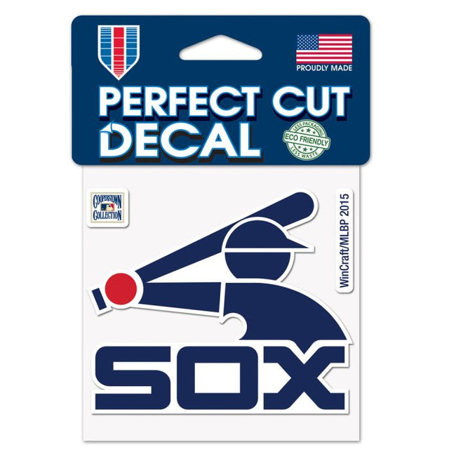 Chicago White Sox / Cooperstown Perfect Cut Color Decal 4" x 4"