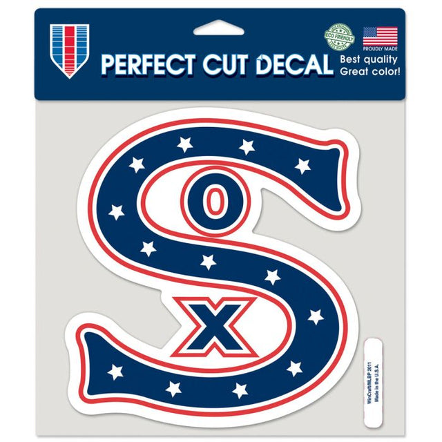 Chicago White Sox / Cooperstown Perfect Cut Color Decal 8" x 8"