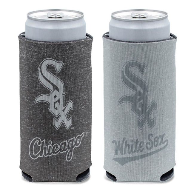 Chicago White Sox colored heather 12 oz Slim Can Cooler
