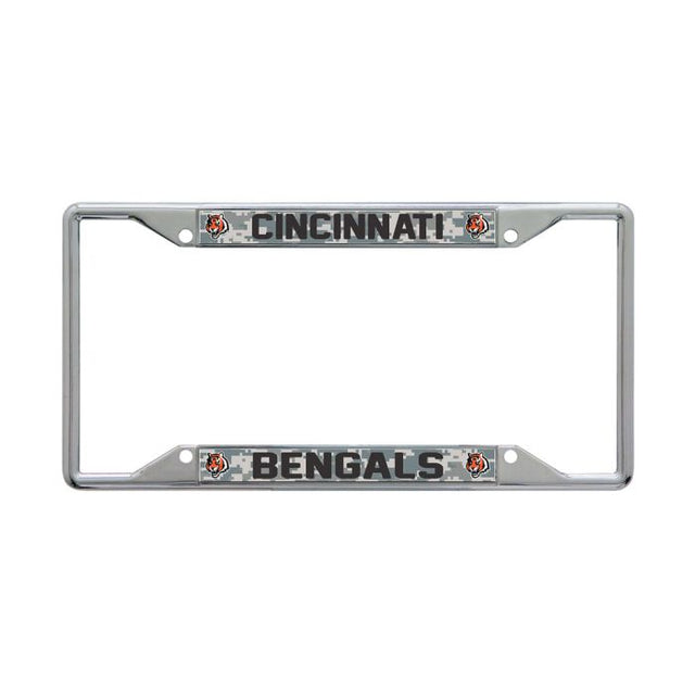 Cincinnati Bengals CAMO Lic Plt Frame S/S Printed