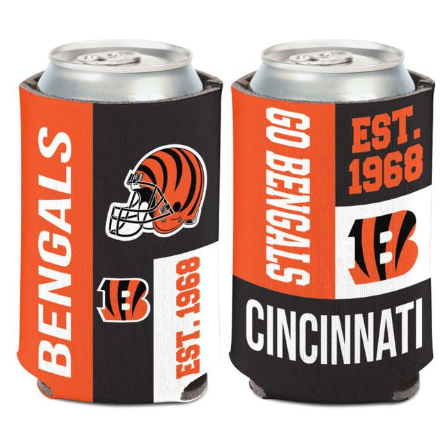 Enfriador de lata en forma de bloque Coclor de Cincinnati Bengals, 12 oz.