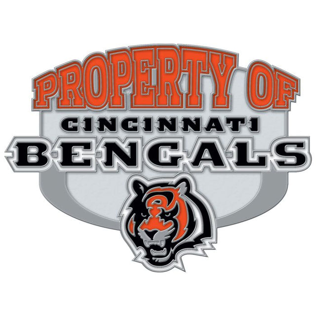 Tarjeta de joyería con pin de colección de los Cincinnati Bengals