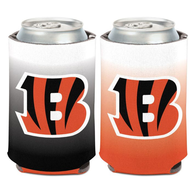 Enfriador de lata con baño de color Cincinnati Bengals de 12 oz.