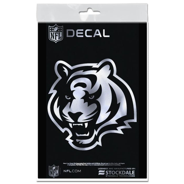 Cincinnati Bengals Decal Metallic 3" x 5"
