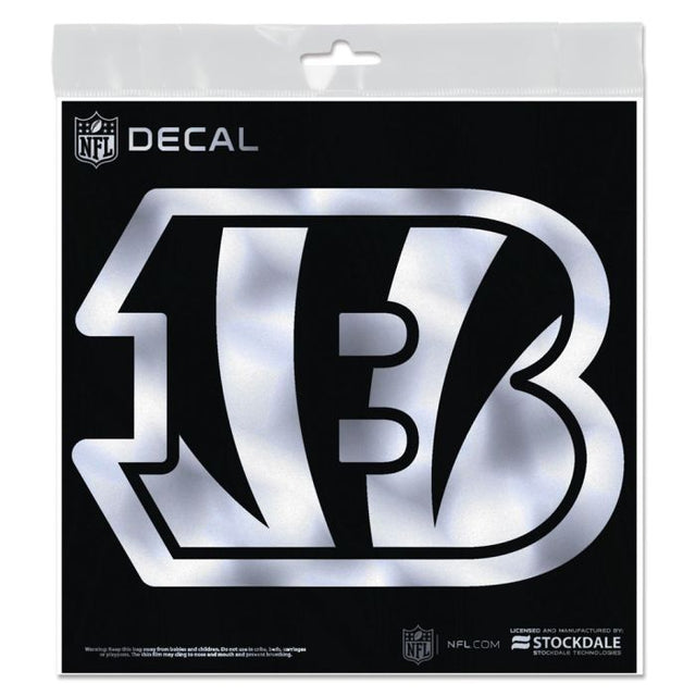 Cincinnati Bengals Decal Metallic 6" x 6"