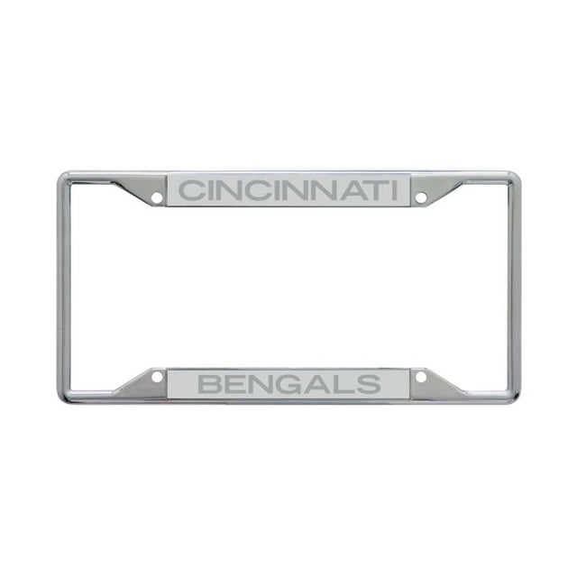 Cincinnati Bengals FROSTED Lic Plt Marco S/C Impreso
