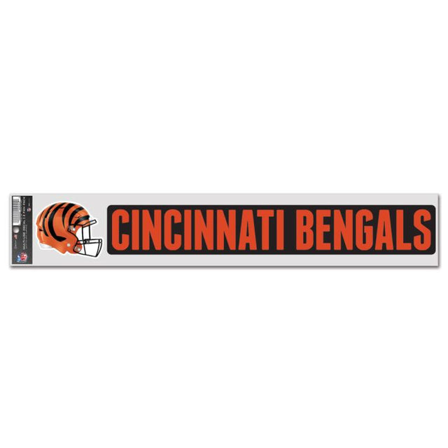 Calcomanías para fanáticos de los Cincinnati Bengals de 3" x 17"