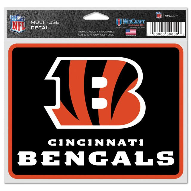 Calcomanías para fanáticos de los Cincinnati Bengals de 5" x 6"