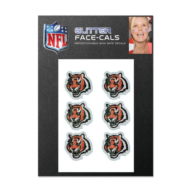 Cincinnati Bengals Glitter Tattoo 6 Pack