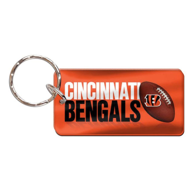 Llavero rectangular de los Cincinnati Bengals