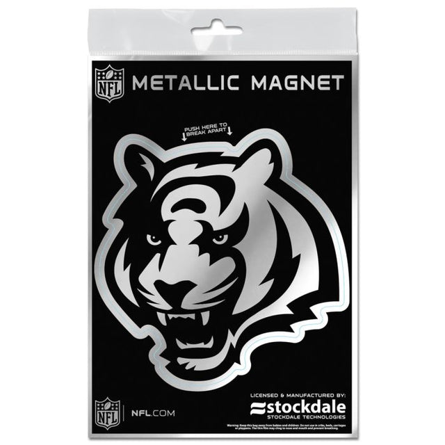Imanes metálicos de Cincinnati Bengals de 3" x 5"