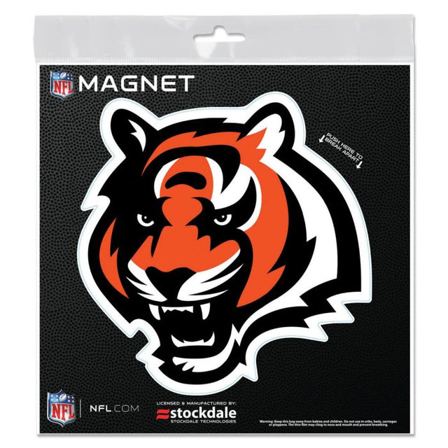 Imanes para exteriores de Cincinnati Bengals de 6" x 6"