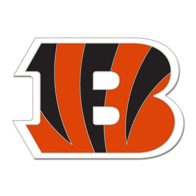 Tarjeta de joyería con pin esmaltado de colección primaria de los Cincinnati Bengals