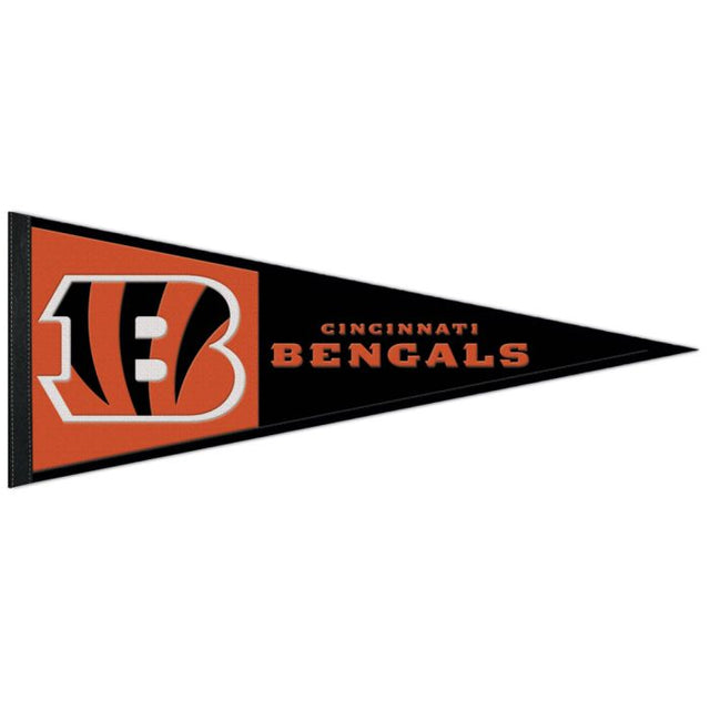 Banderín de lana de los Cincinnati Bengals de 13" x 32"