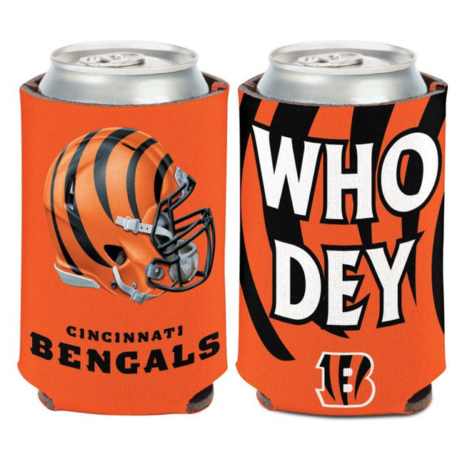 Enfriador de lata con eslogan de Cincinnati Bengals, 12 oz.