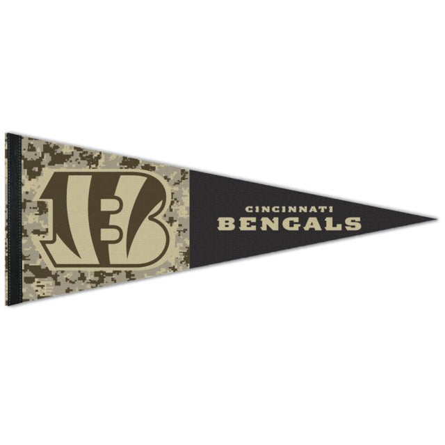 Banderín premium estándar de Cincinnati Bengals de 12" x 30"