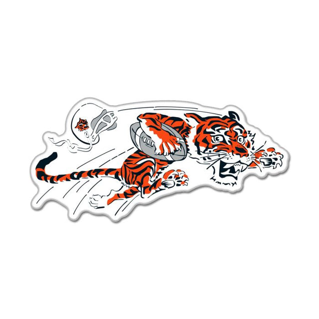 Tarjeta de joyería con pin esmaltado coleccionable retro de los Cincinnati Bengals
