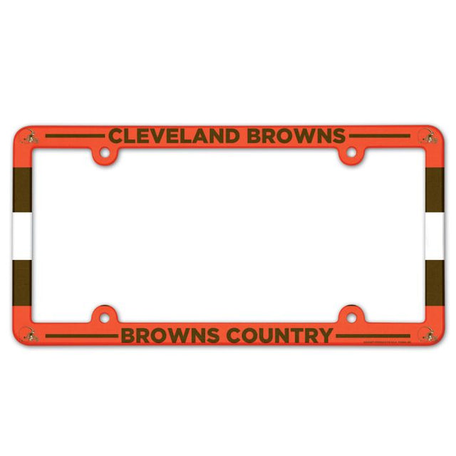 Cleveland Browns Lic Plate Frame Full Color