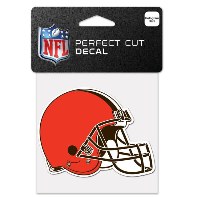 Cleveland Browns Perfect Cut Color Decal 4" x 4"