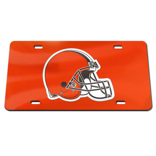 Cleveland Browns Team Colors Specialty Acrylic License Plate