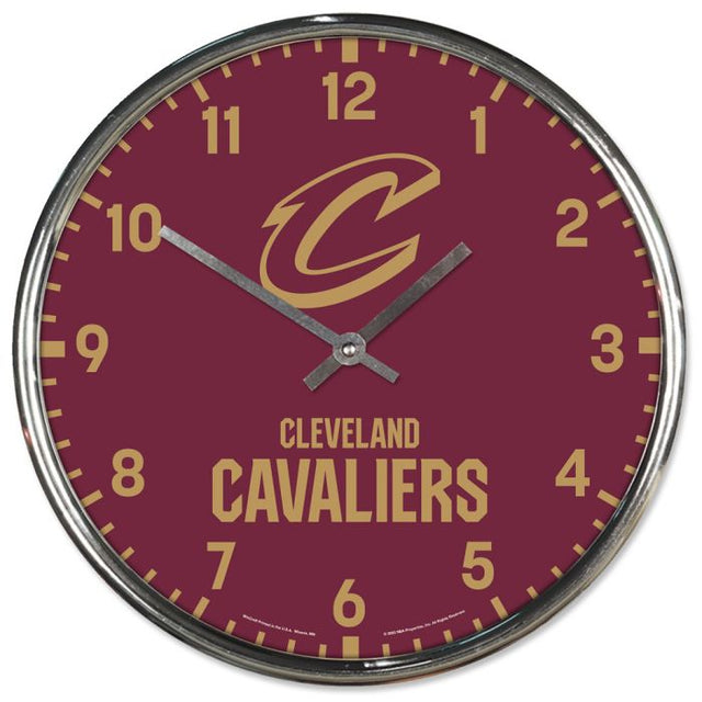 Reloj cromado de los Cleveland Cavaliers