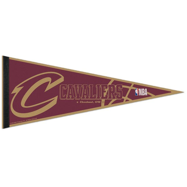 Banderín clásico de los Cleveland Cavaliers, en cartulina de 12" x 30"