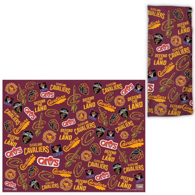 Cleveland Cavaliers / Hardwoods Scatter Print Fan Wraps