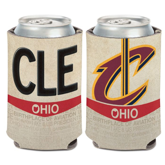 Enfriador de lata con placa de matrícula de Cleveland Cavaliers, 12 oz.