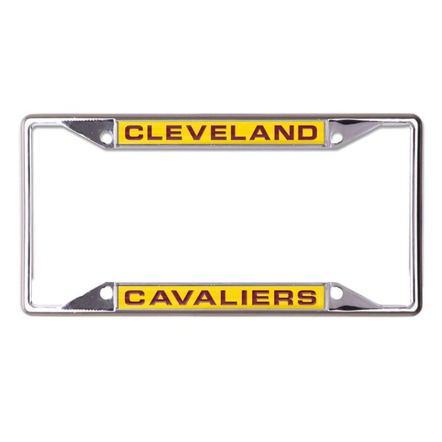 Marco de acero inoxidable con licencia de los Cleveland Cavaliers, estampado en color S/S