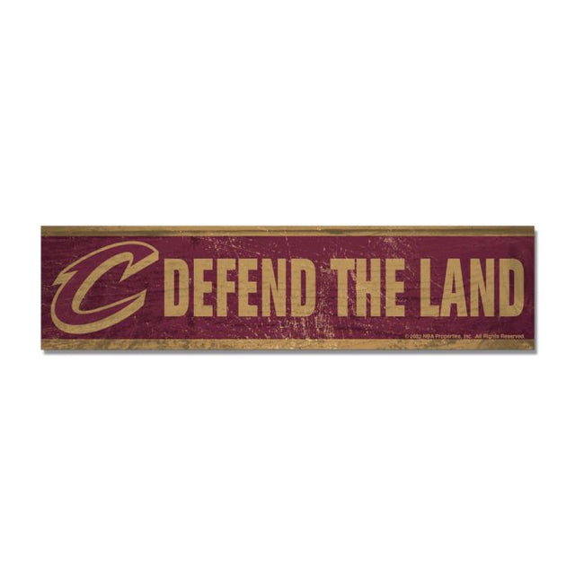 Cleveland Cavaliers Wooden Magnet 1.5" X 6"
