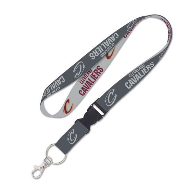 Cleveland Cavaliers charcoal Lanyard w/detachable buckle 1"
