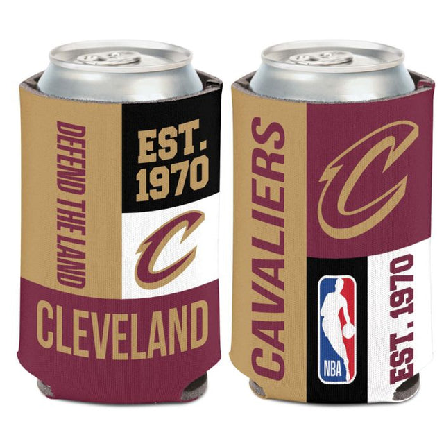 Cleveland Cavaliers color block Can Cooler 12 oz.