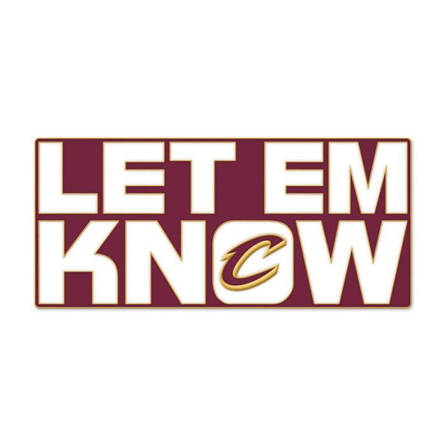 Cleveland Cavaliers slogan Collector Enamel Pin Jewelry Card