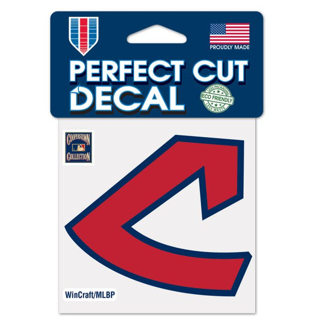 Cleveland Guardians / Cooperstown Perfect Cut Color Decal 4" x 4"