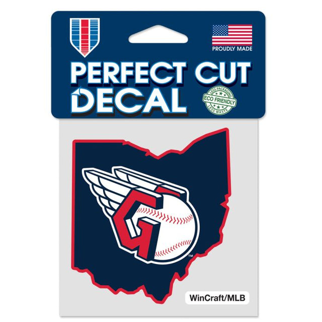 Cleveland Guardians Perfect Cut Color Decal 4" x 4"