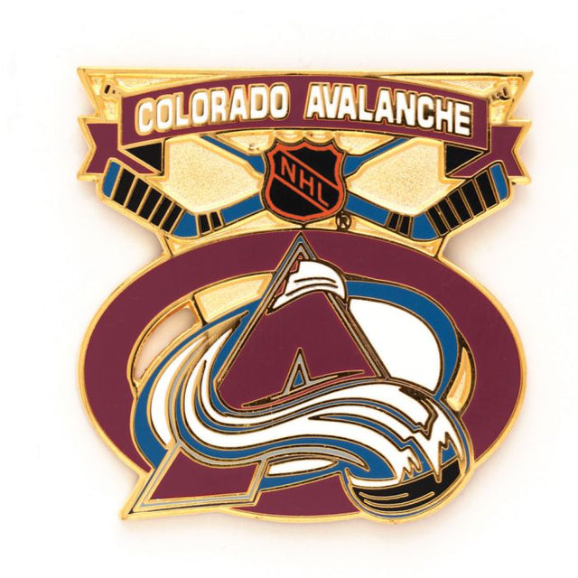 Tarjeta de joyería con pin de colección de Colorado Avalanche