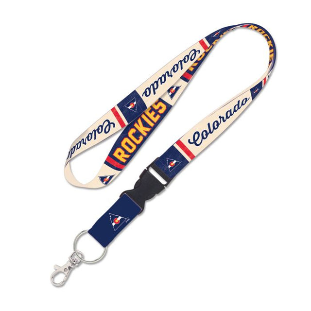 Colorado Avalanche Lanyard w/detachable buckle 1"
