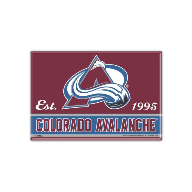 Colorado Avalanche Metal Magnet 2.5" x 3.5"
