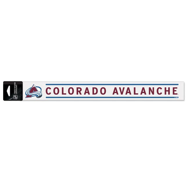 Calcomanías de corte perfecto de Colorado Avalanche de 2" x 17"