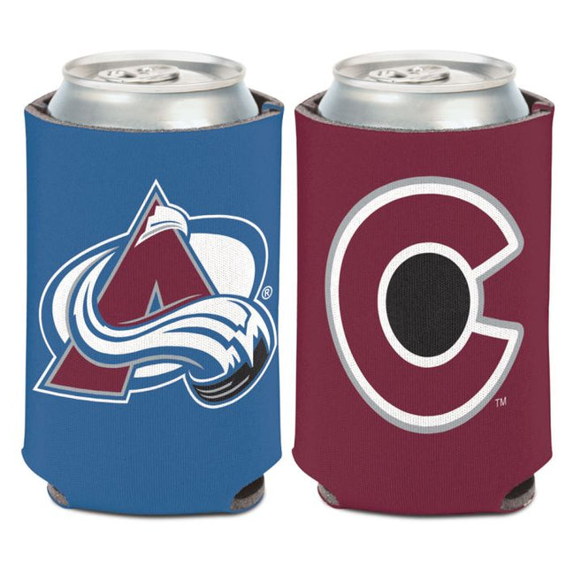 Enfriador de latas Colorado Avalanche TWO COLOR de 12 oz.