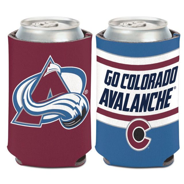 Enfriador de lata con eslogan Colorado Avalanche de 12 oz.