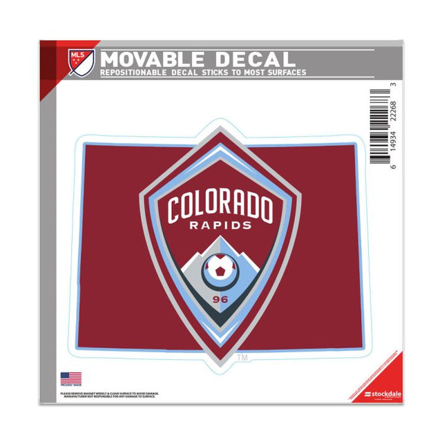 Colorado Rapids All Surface Decal 6" x 6"