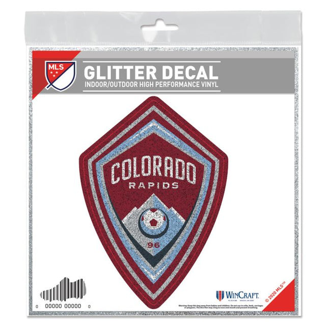 Colorado Rapids Decal Glitter 6" x 6"