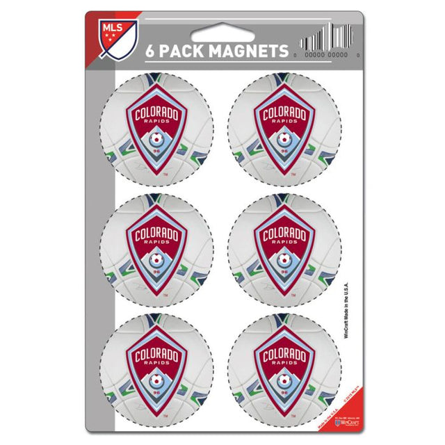 Colorado Rapids Magnet 6 Pack