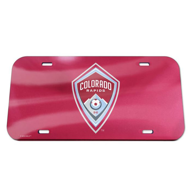 Colorado Rapids Specialty Acrylic License Plate